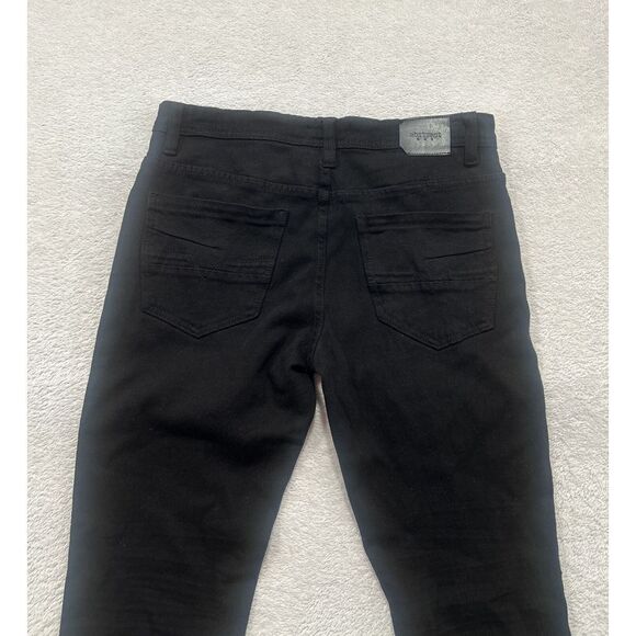 Abstract One Black Jeans‎ Mens Size 34 Straight Leg Stretch Pockets - Picture 7 of 11